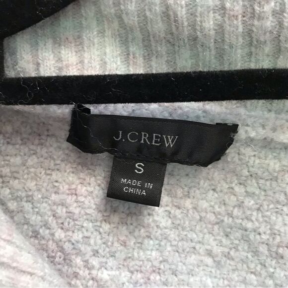 JCREW Cable-knit half-zip sweater Supersoft yarn Cream Wool Alpaca Small BD032 - Picture 7 of 14